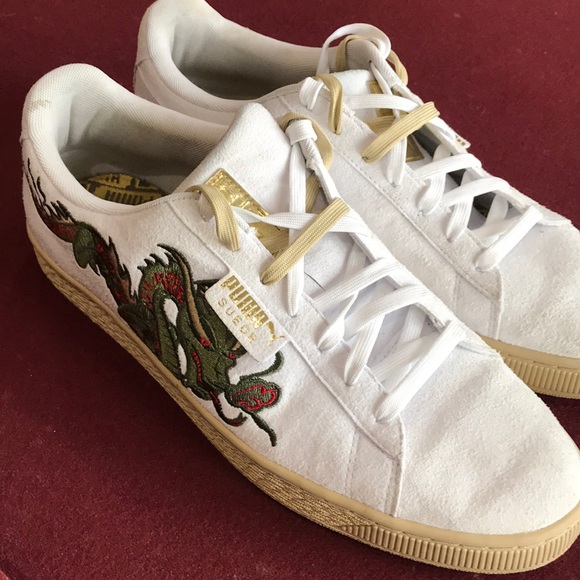 puma court classic dragon patch